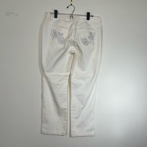 Ivory Chico Platinum Jeans Size 1 - Picture 3 of 10